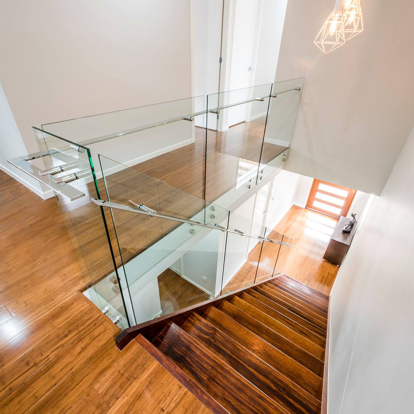 residential glass staircase